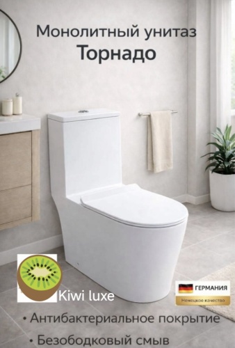 Унитаз-моноблок Kiwi luxe, санфарфор