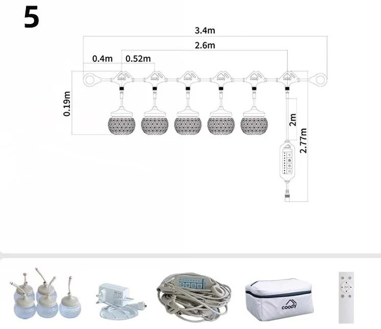 Спот LED 5 Вт 220 В COODY C057