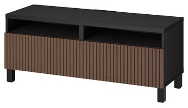 ТВ-тумба напольная IKEA BESTÅ, 120x48x42 см, коричневый