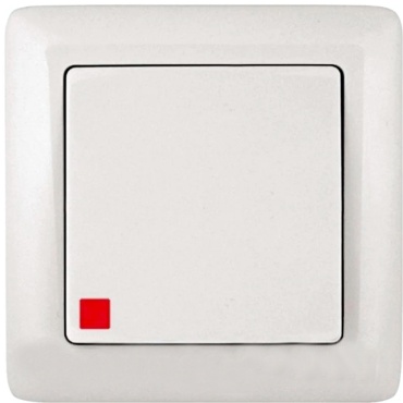 Выключатель клавишный Schneider Electric VS16-135-B, белый