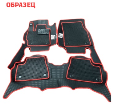 AUTOSHOP Kovrik 3D Chevrolet TrailBlazer 2019-2022 красный, черный