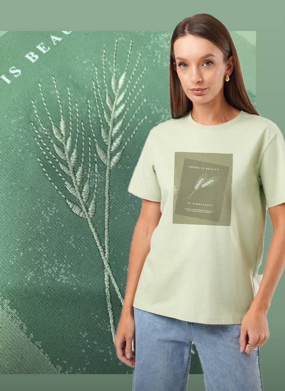 Футболка CLEVER WEAR зеленый