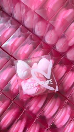 Madlen’s Glow sponge set makeup pink 5 шт