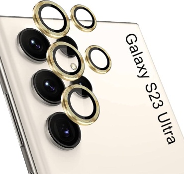 Стекло JETI & SY для Samsung Galaxy S23 Ultra золотистый