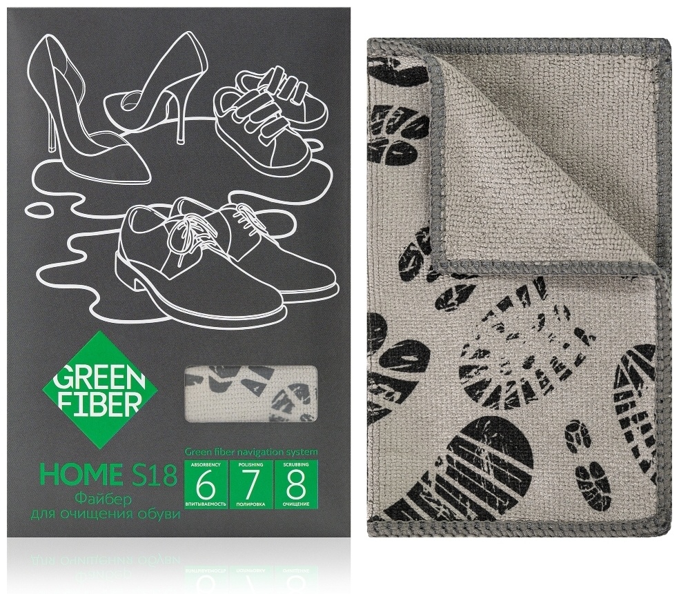 Greenway салфетка серый, Green Fiber HOME S18