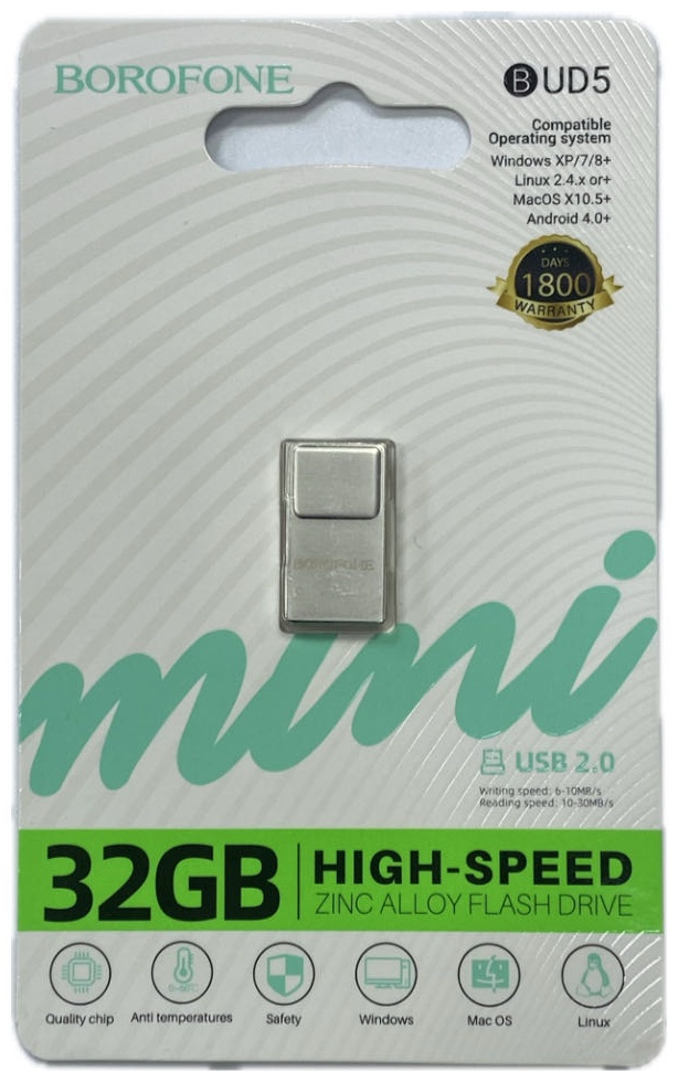 Карта памяти Borofone TransFlash Bud5 32 Гб