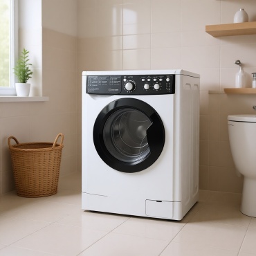 Indesit EWSC 51051 BK CIS белый-черный