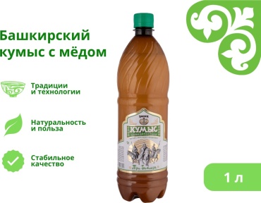 Три батыра кумыс с медом 1000 мл