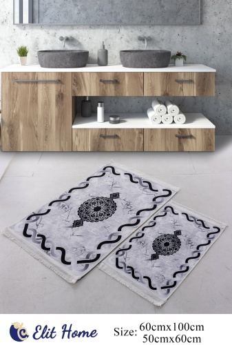 Elit Home комплект ковриков MODEVSA 100x60 см, микрофибра