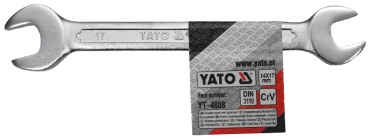 YATO ключ рожковый 7-17 мм YT-4808, 1 шт