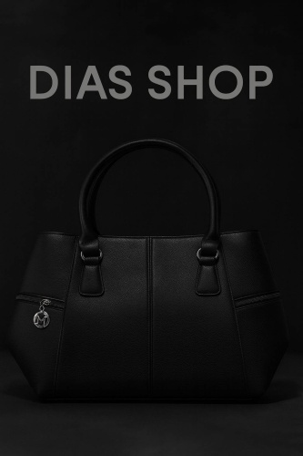Сумка тоут DIAS SHOP экокожа черный