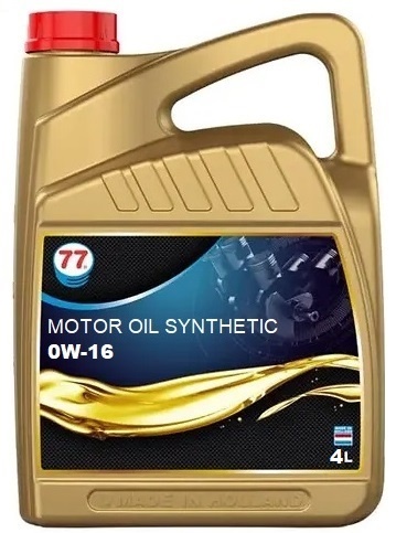 Синтетическое 77 Lubricants MOTOR OIL SYNTHETIC 0W-16 4 л