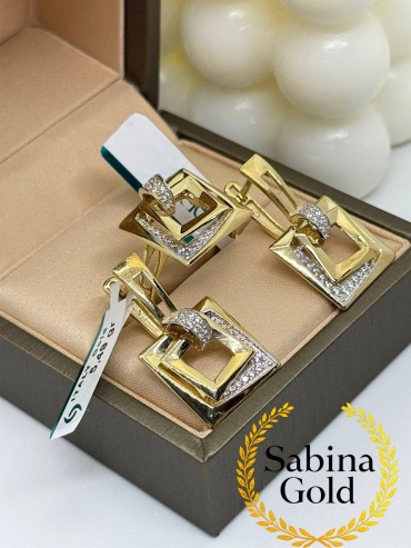 Sabina Gold KMP-SBN-1219 вес 10.96 г золото, фианит