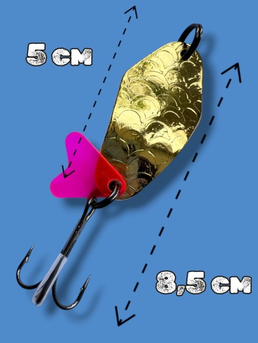 Блесна TAIFUN Taifun Блесна колеблющаяся 24 грамм color 03 SPOON10004 Т 1 шт 85 мм золото