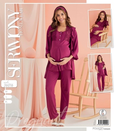 Комплект SERAMONY HOMEWEAR бордовый