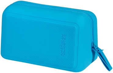 AMERICAN TOURISTER косметичка силикон голубой 15X25 см