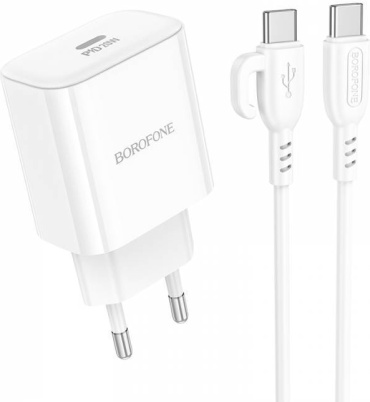 Borofone ВА81А USB Type-C 20 Вт белый