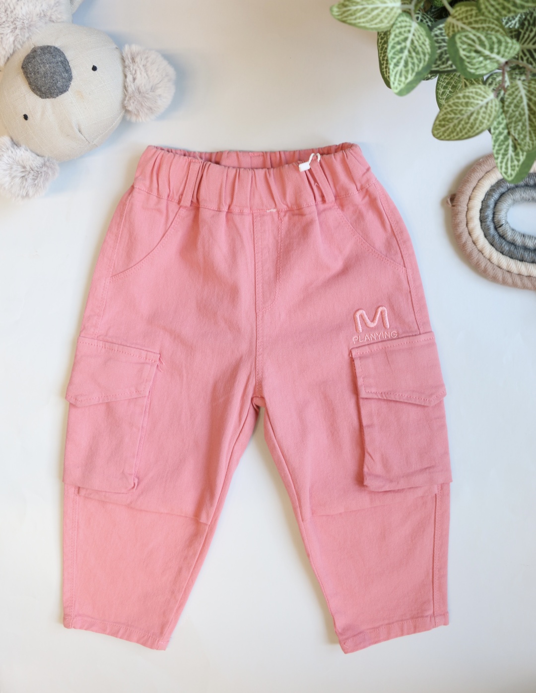 Повседневные брюки FASHION розовый