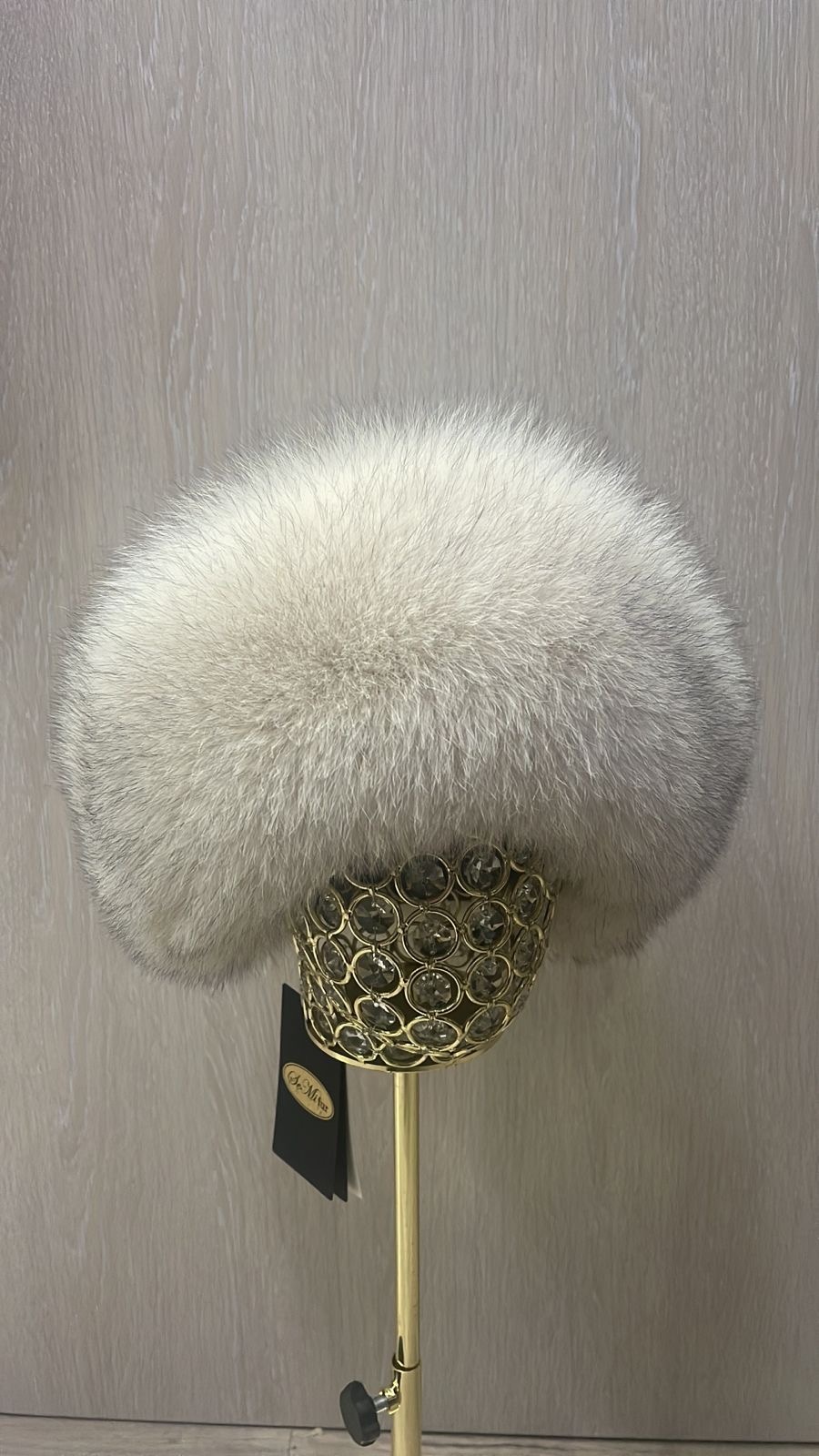 Шапка SemiFur размер 56, 58, 59, 60, бежевый