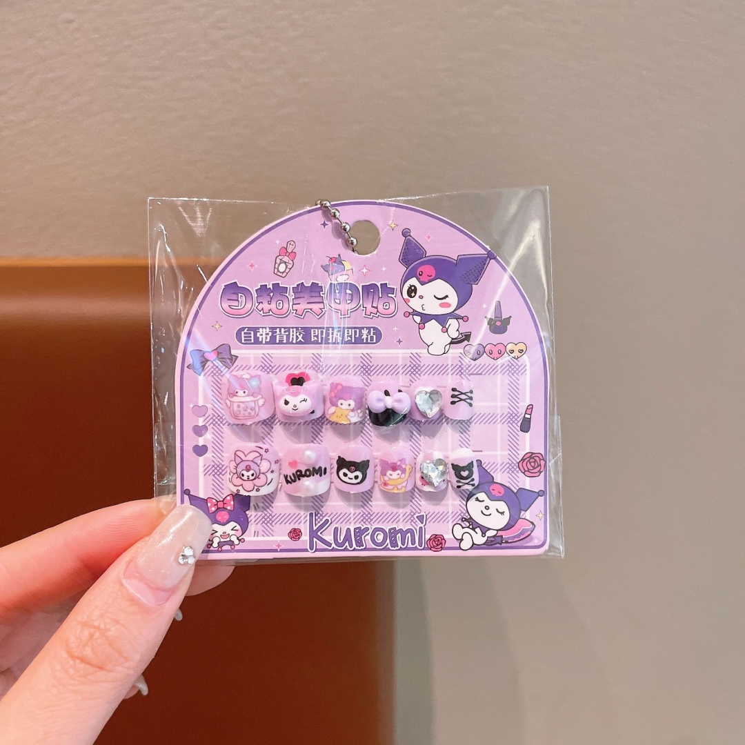 Kuromi Sanrio Melody Hello kitty накладные ногти 4+
