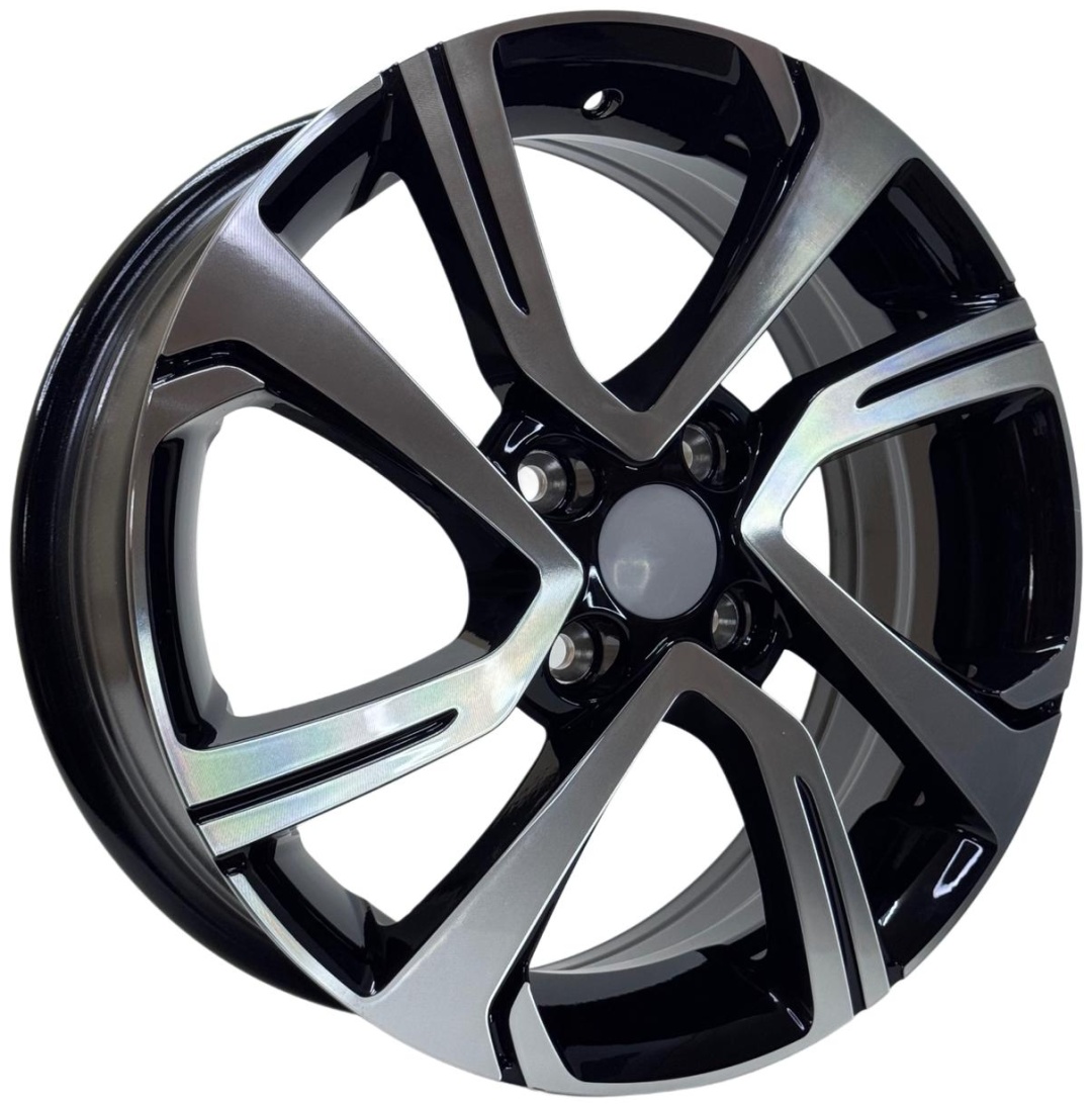 Wheels 1219DD 6x16/4x100 D60.1 ET50 4 диска черный, хром