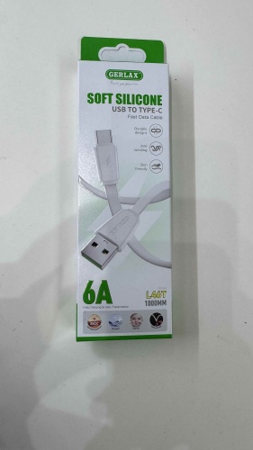 Кабель GERLAX USB TypeC (M), 1 м, l46t белый