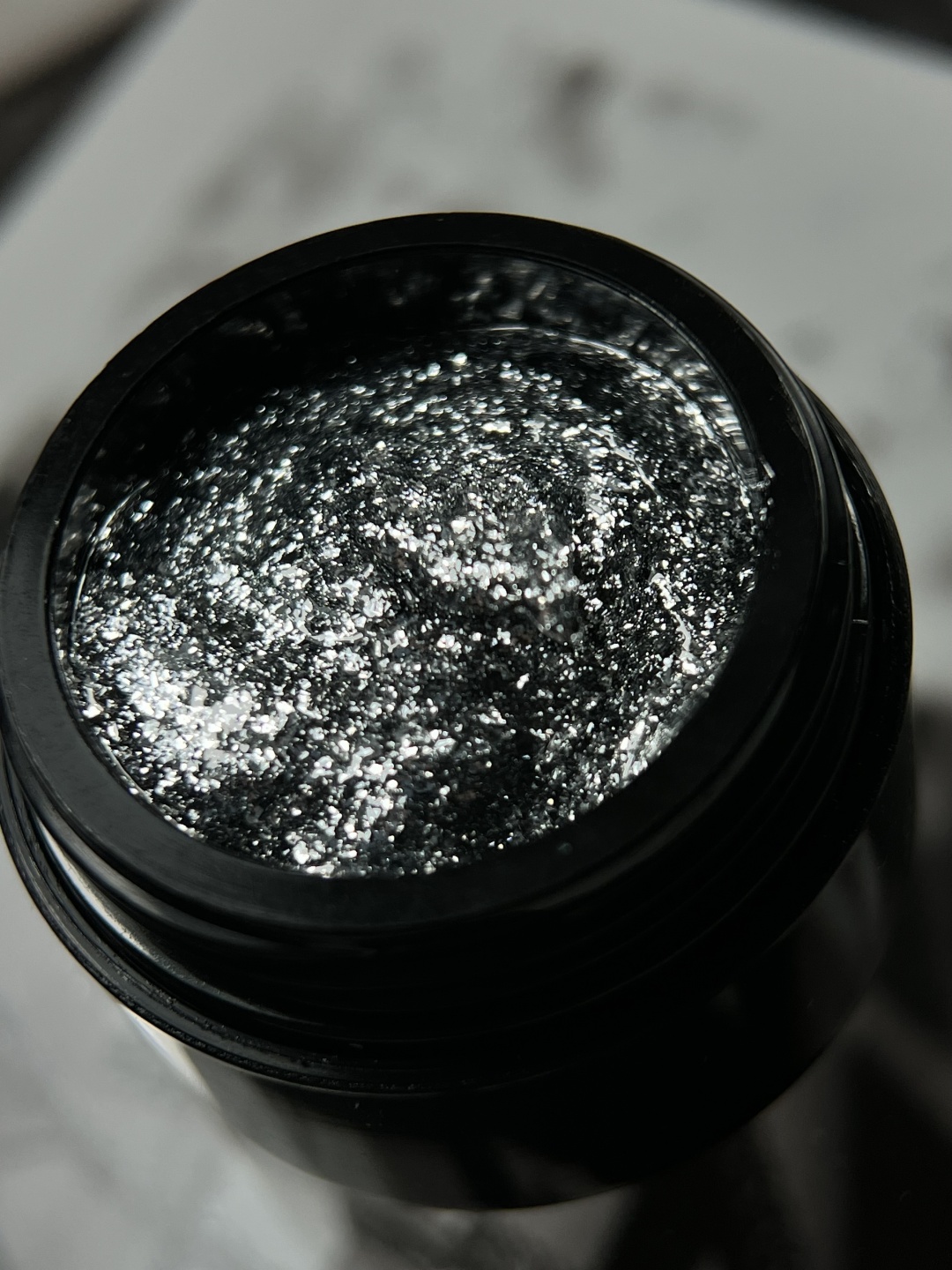 NAVI Professional гель-паста Glam Silver art gel Серебристый 5 мл