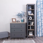 Стеллаж напольный Swed House SAGA 50, 49.6x41.4x215.5 см, серый