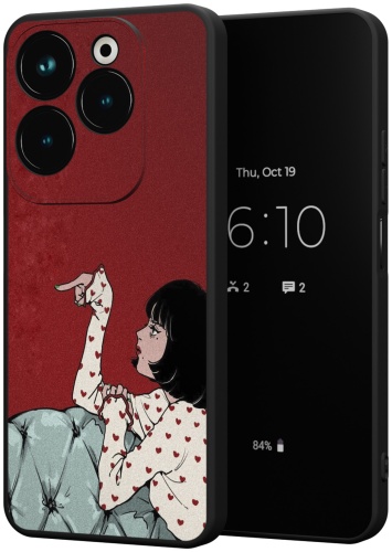 Чехол для Infinix HOT 40, HOT 40 Pro рисунок