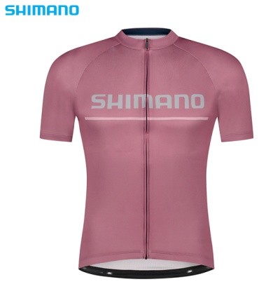 Велоджерси SHIMANO Short Sleeve Shimano Logo Metallic Maroon L красный универсальный