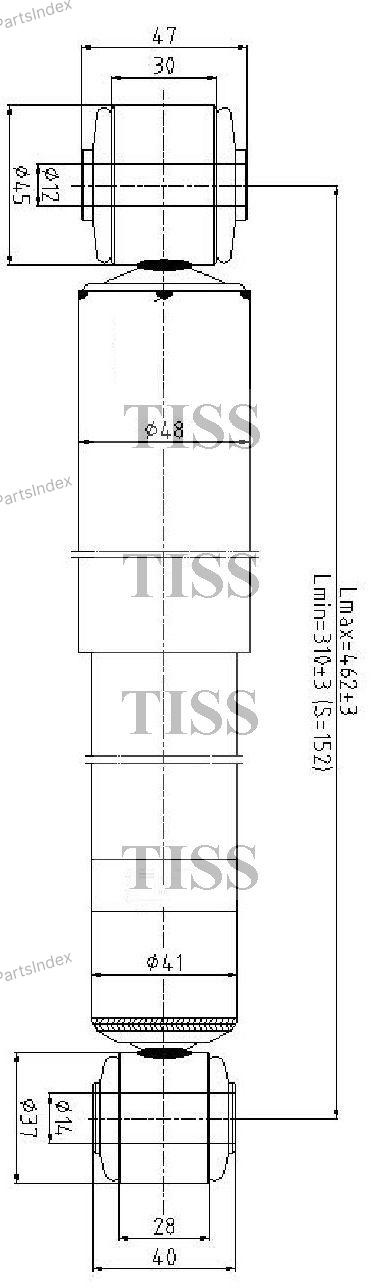 Амортизатор JD Амортизатор Подвески JAA0240