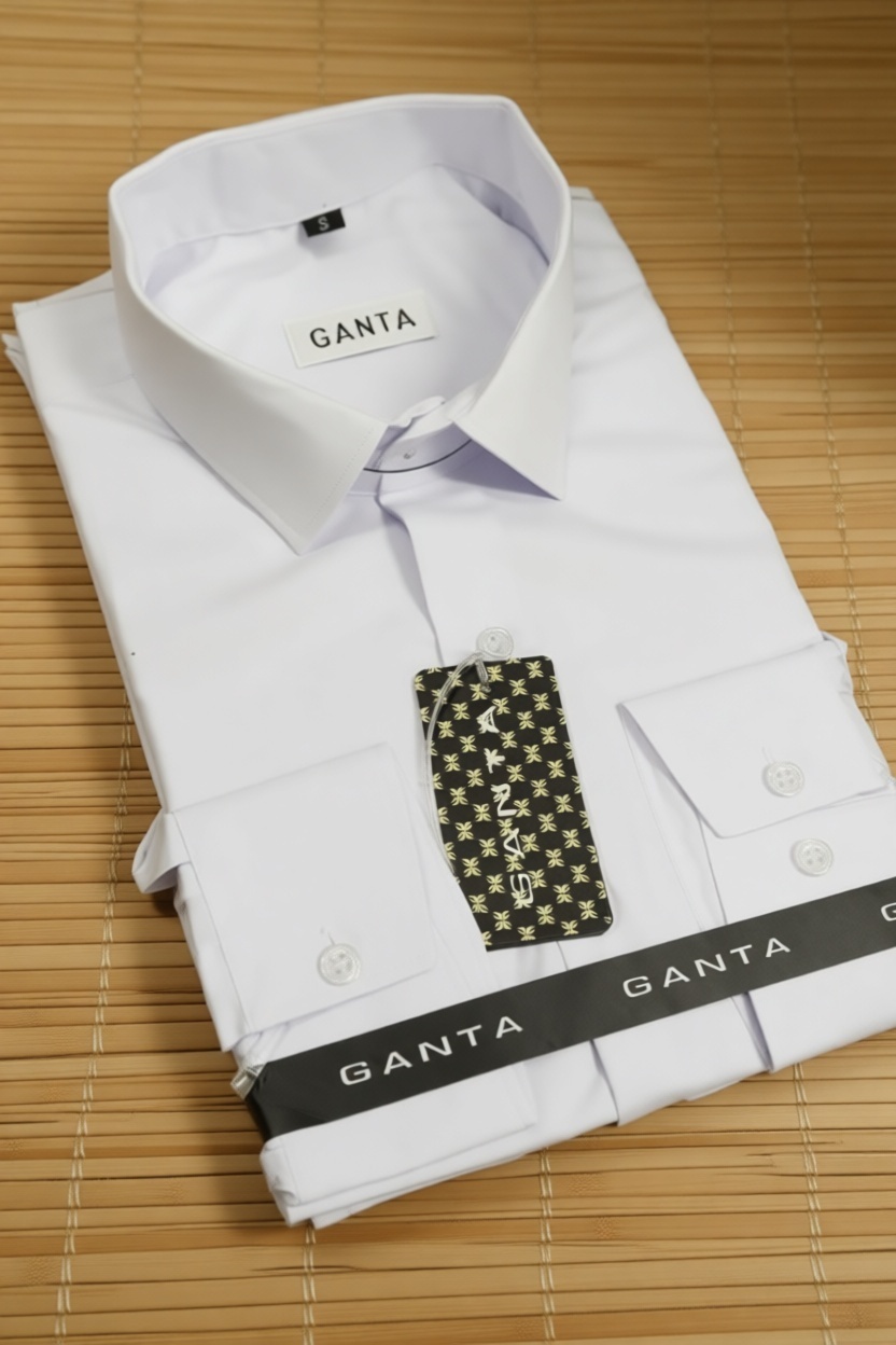 Рубашка прямая GANTA белый