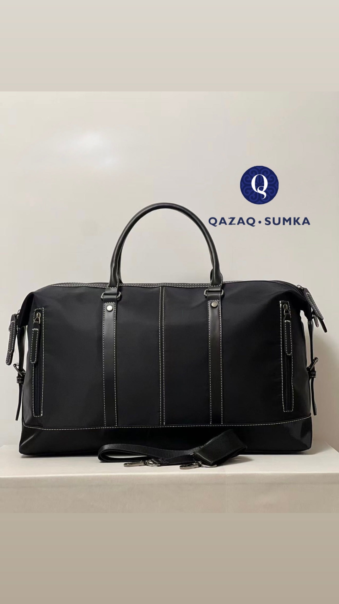 Сумка QAZAQSUMKA оксфорд черный 35 л
