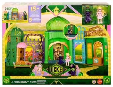 Набор Mattel Игровой набор Mattel Wicked Волшебный город Shiz с куклами Glinda и Elphaba