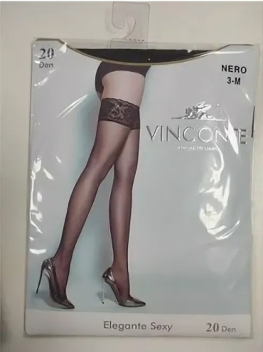 Чулки Vinconte черный
