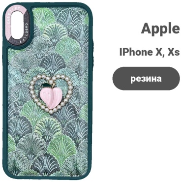 Чехол для Apple iPhone X, iPhone Xs зеленый
