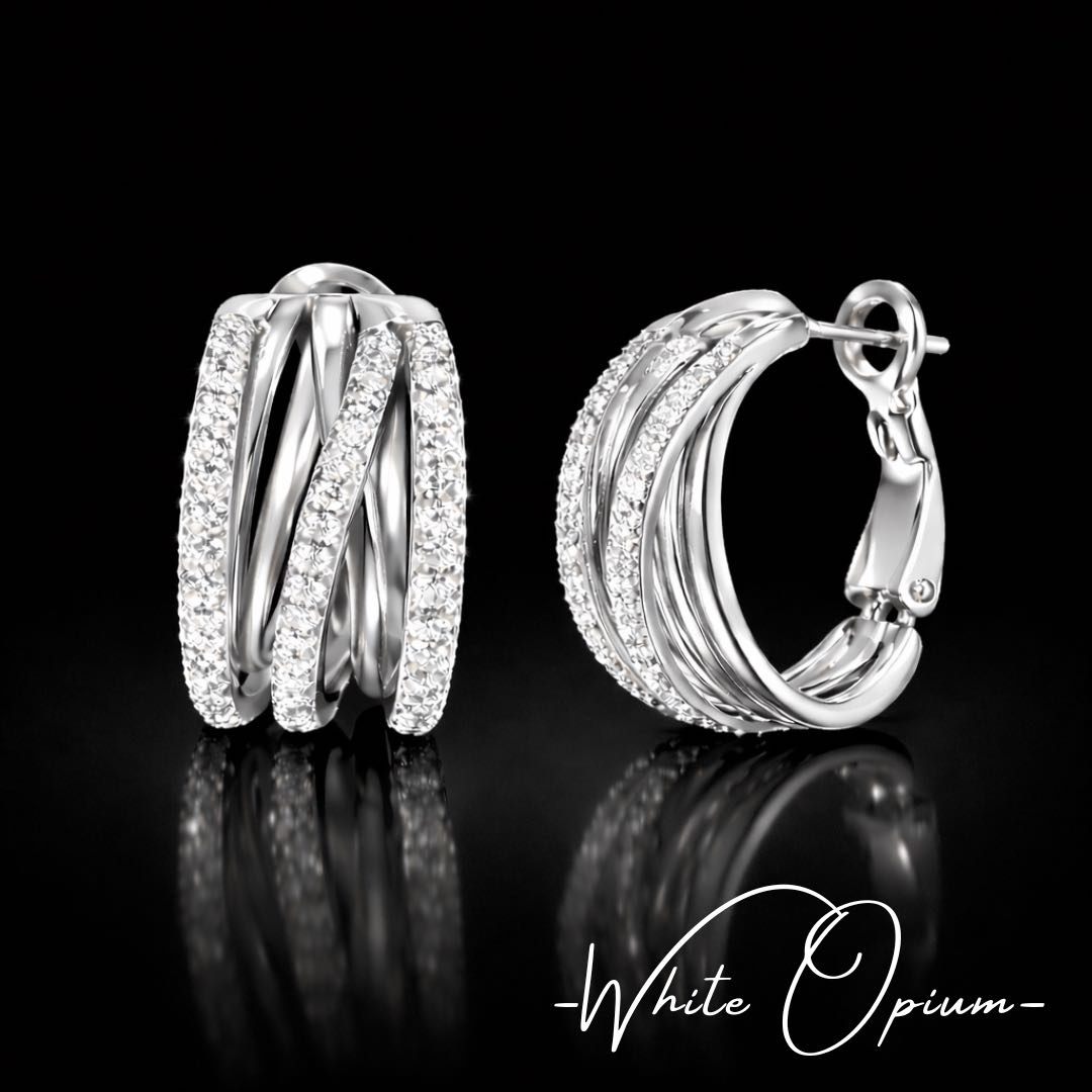 Серьги White Opium SE22369 вес 8 г серебро, муассанит