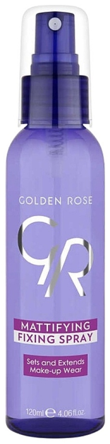 GOLDEN ROSE Mattifying Fixing Spray фиксатор макияжа для лица 120 мл