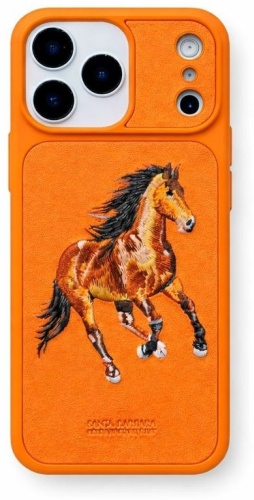 Чехол Santa Barbara Polo & Racquet Club для Apple iPhone 17 Pro оранжевый