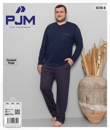 Пижама PJM HomeWear темно-синий