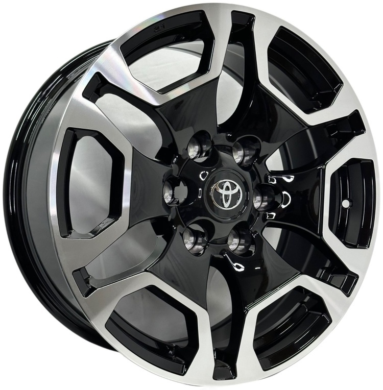 Top Grade 963WW 7.5x18/6x139.7 D106.2 ET25 4 диска черный, серебристый