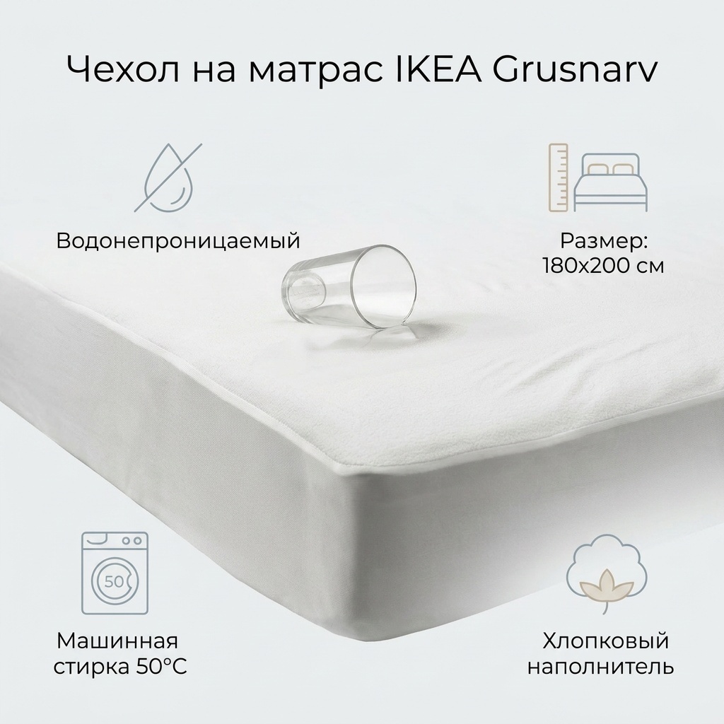 IKEA Grusnarv 20462085 180x200 см