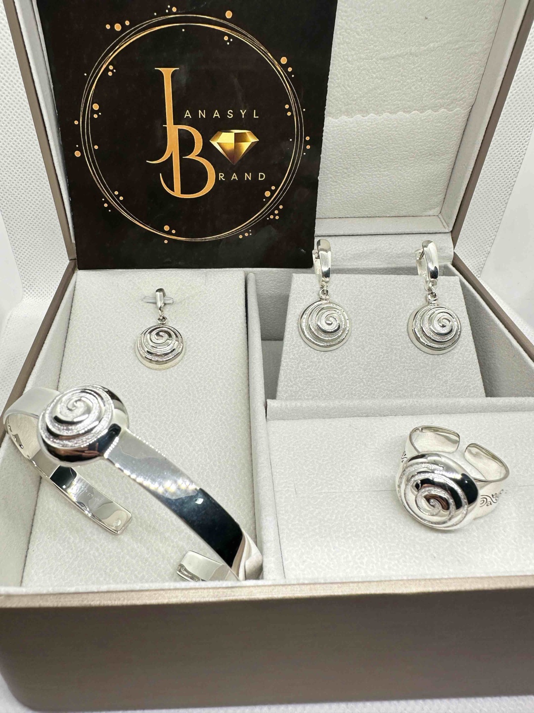 JANASYL Brand Қазақша ою вес 49 г серебро, без вставок