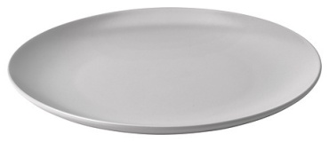 Тарелка IKEA 18x25 см, 1 шт, керамика