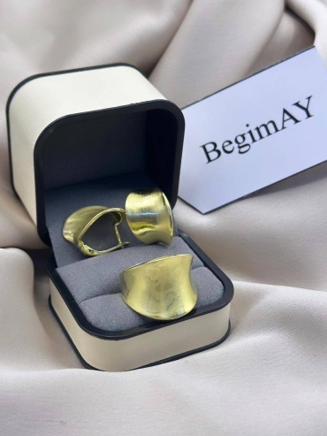 BegimAY бижутерный сплав, без вставок