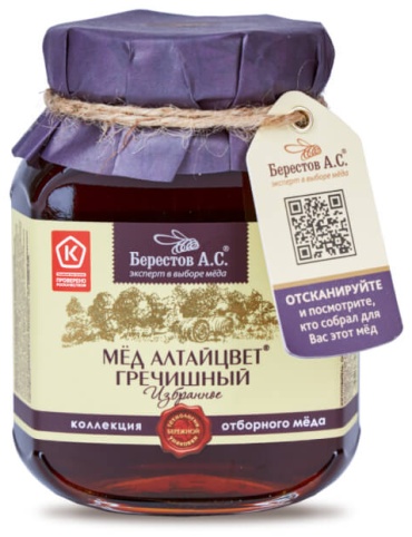 Берестов А.С. мед гречишный 500 г