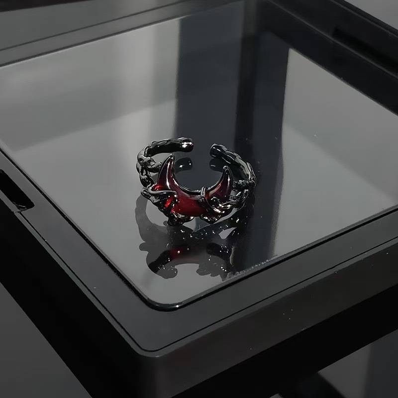 Кольцо ZENOR K-01 размер регулируемый бижутерный сплав, стекло, черный