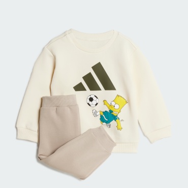 Комплект adidas бежевый