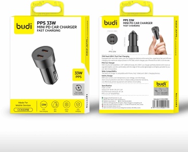 Budi CC622RB USB Type-C 33 Вт черный