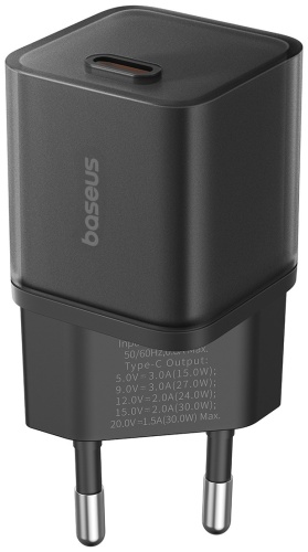 Baseus GaN5S 1C 30W USB Type-C черный
